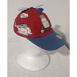 Vtg 1992 Harold Helicopter Thomas The Train Kids Sz S/M Red Hat Cap Spinner